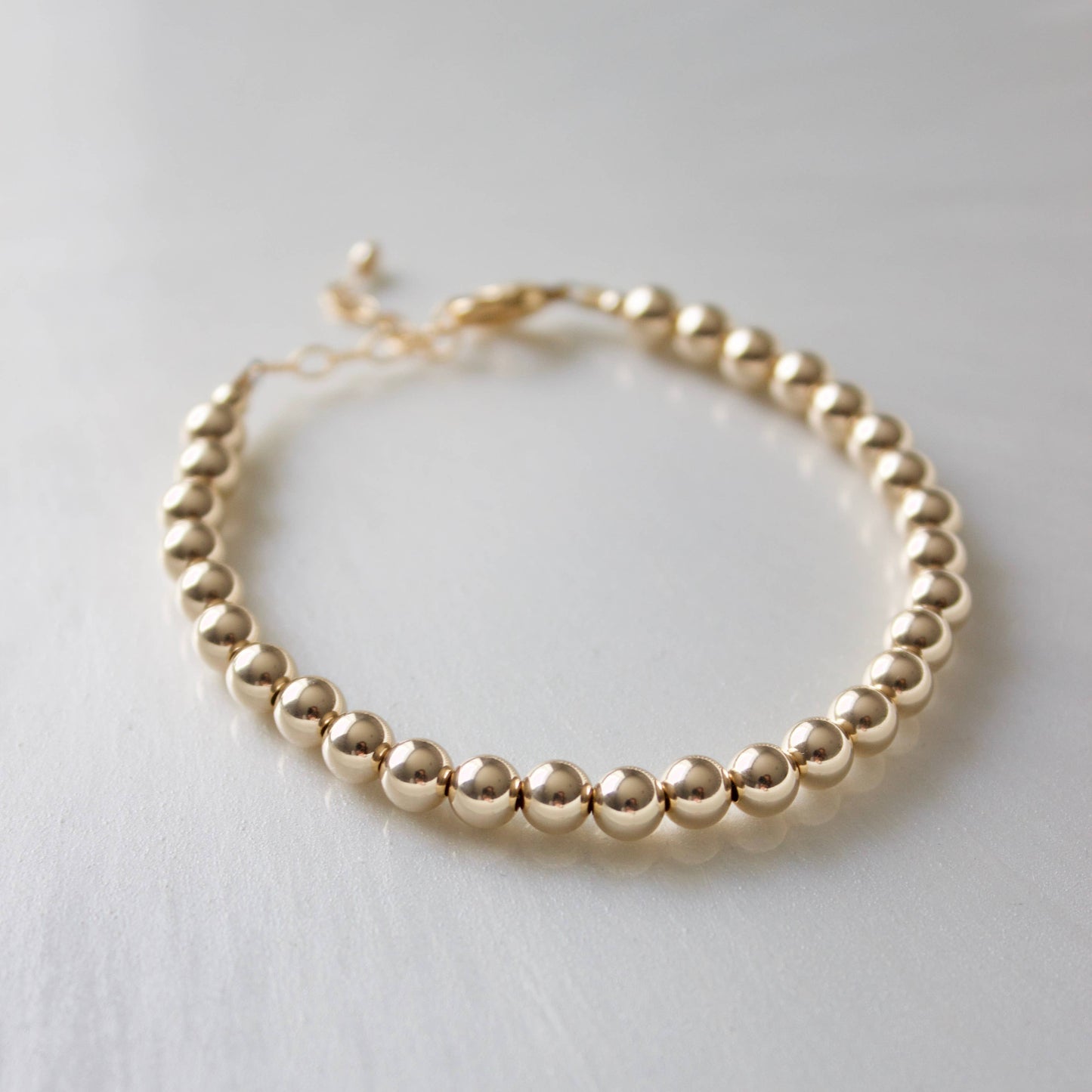 Gold Bead Bracelet