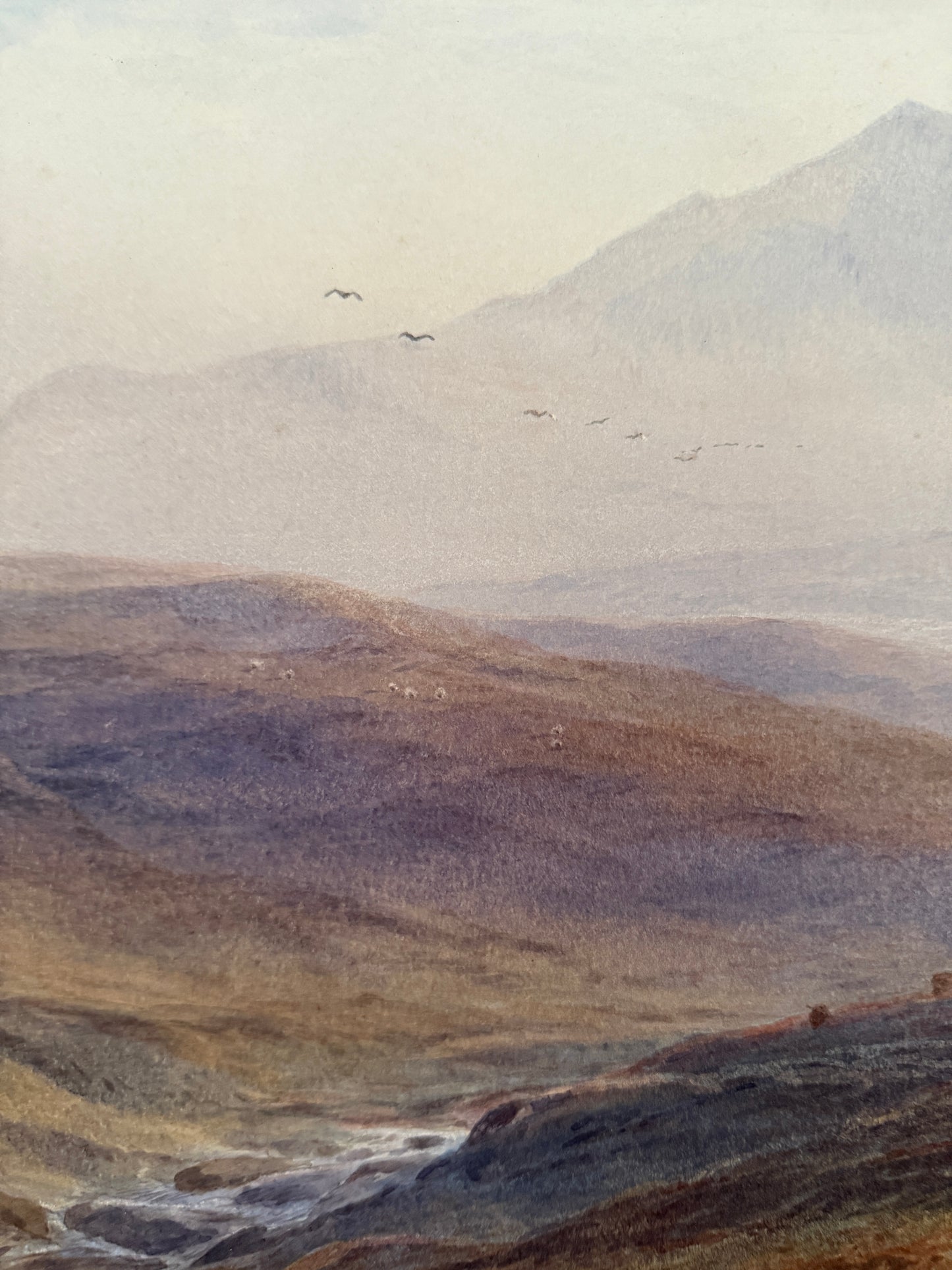 Scottish Highlands Watercolor