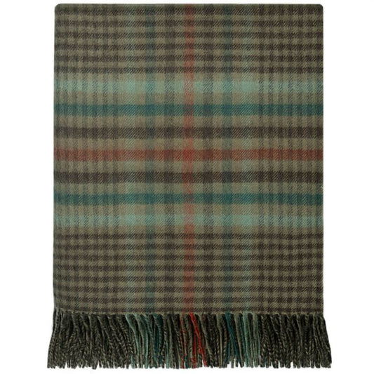 Forth Weathered Tartan Wool Throw