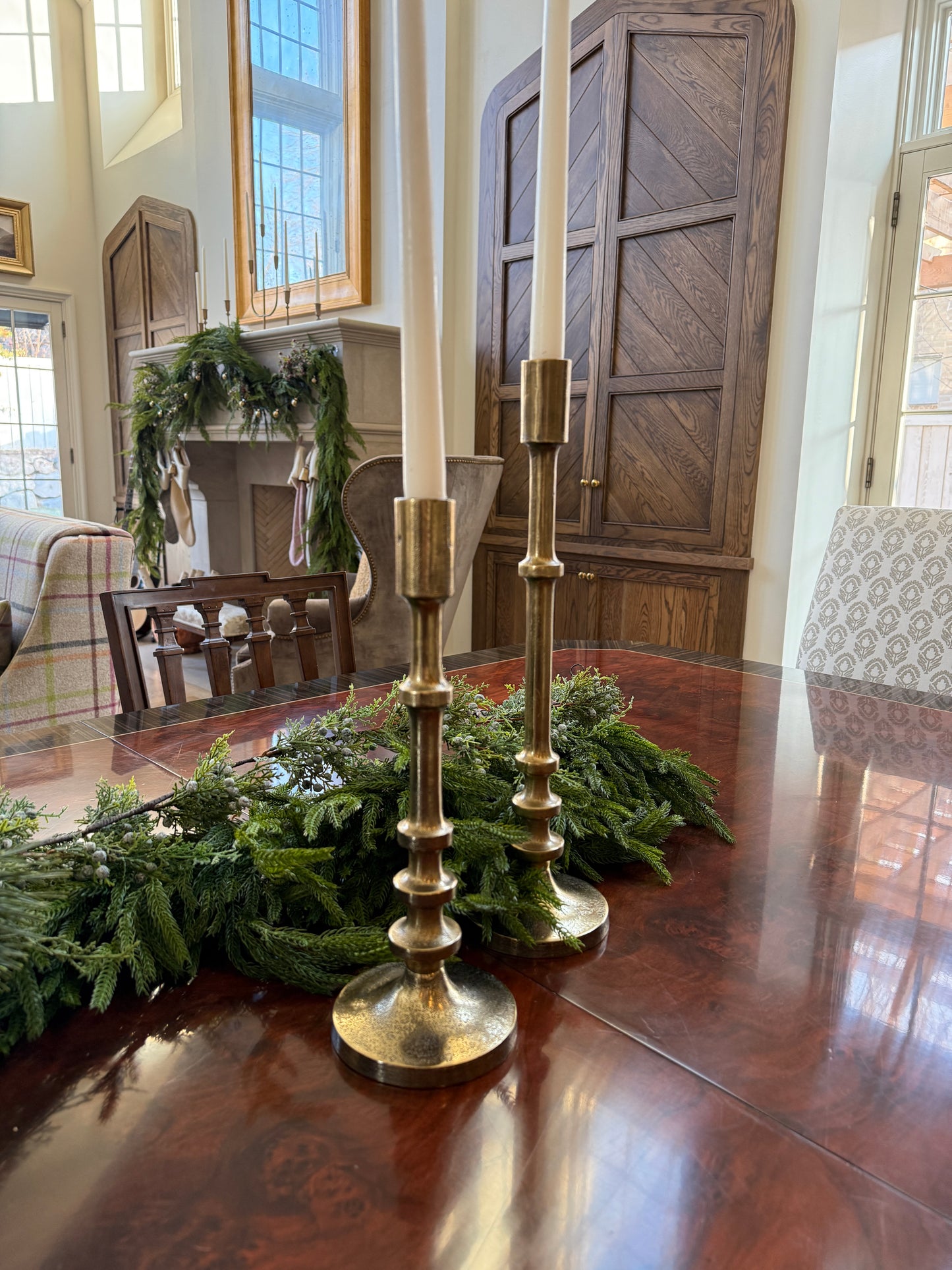 Manor Brass Candlesticks (2)