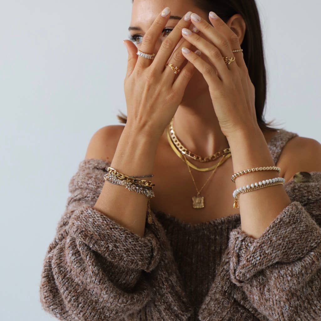Gold Bead Bracelet