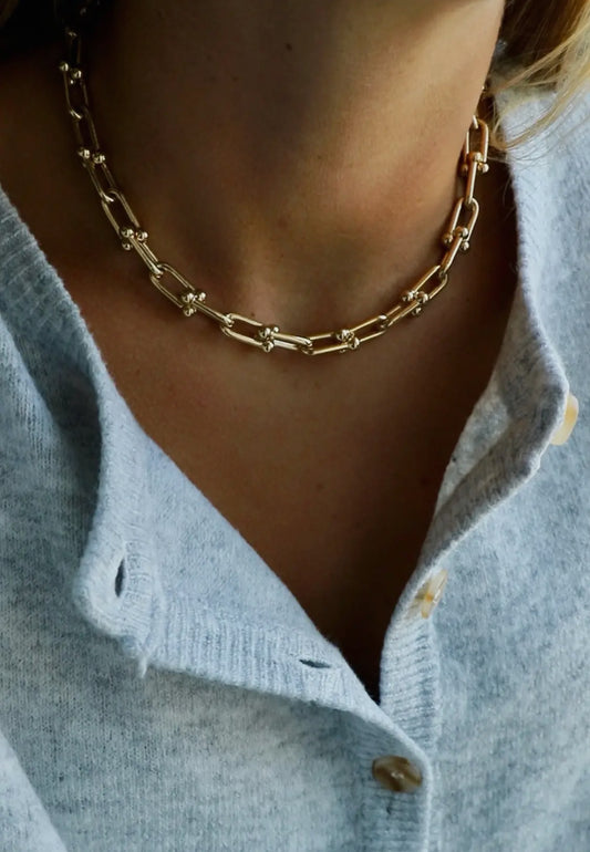 Aurelia Chain Gold Necklace