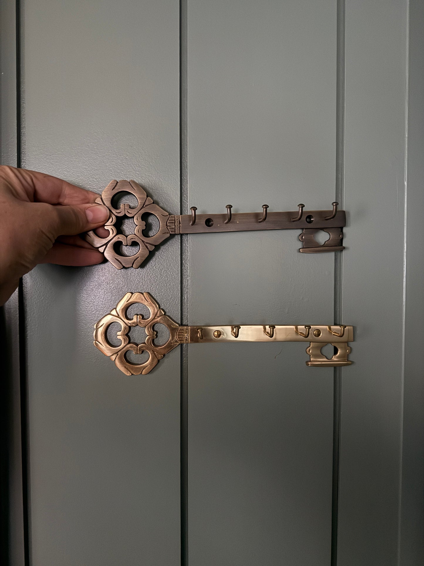 Solid Brass Key Hook
