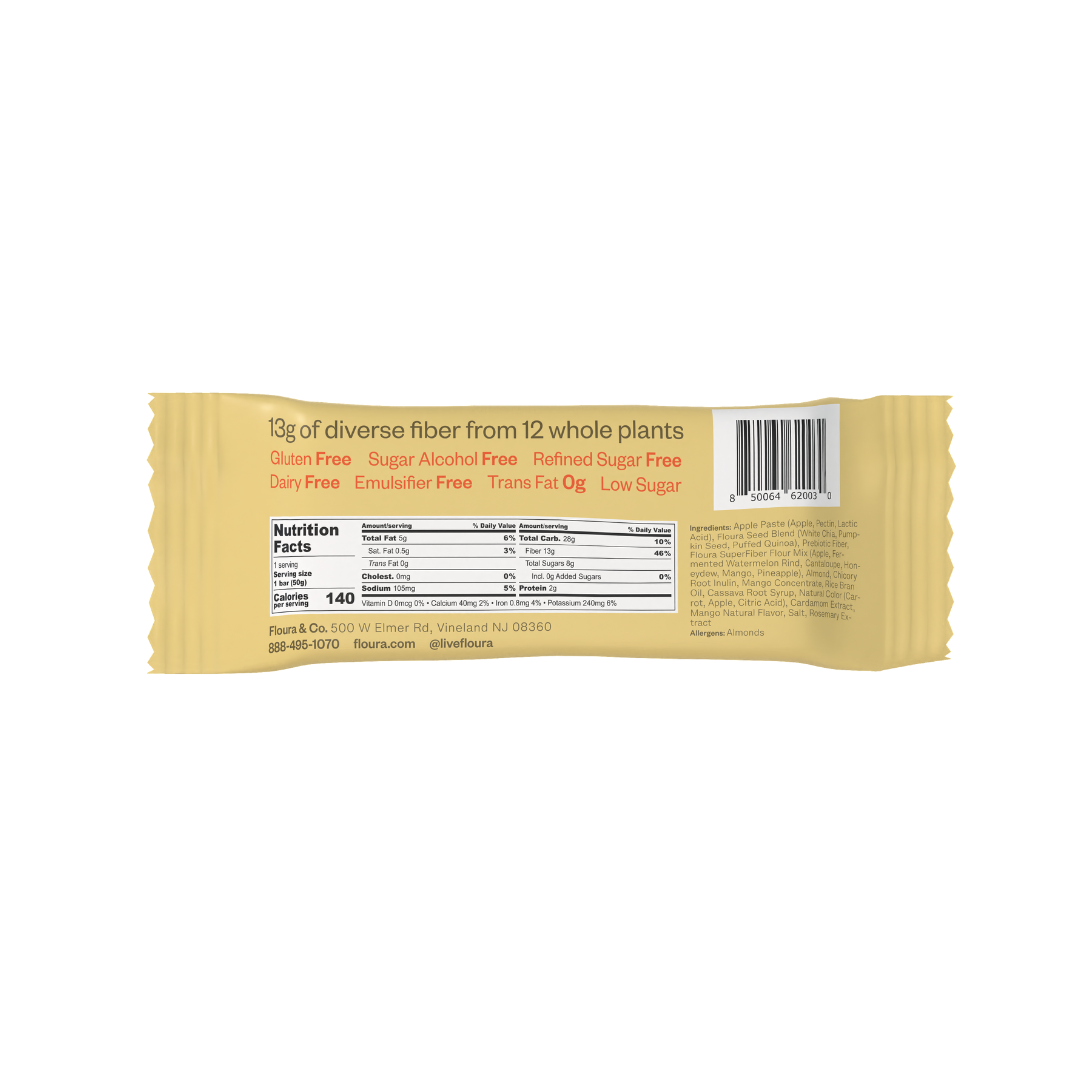 Vanilla Rooibos Floura FiberCrush Bar