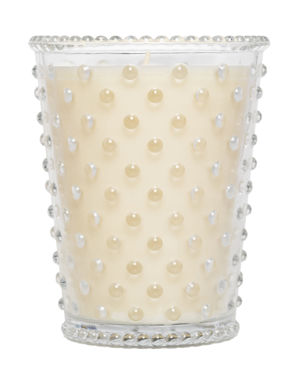 Scotch Pine Hobnail Glass Candle