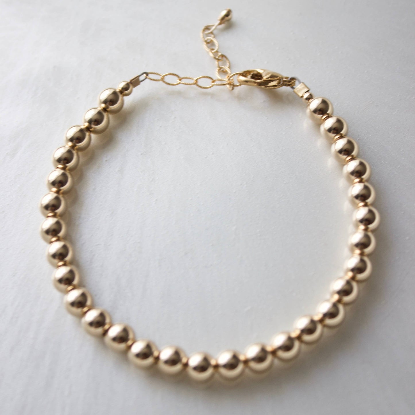 Gold Bead Bracelet