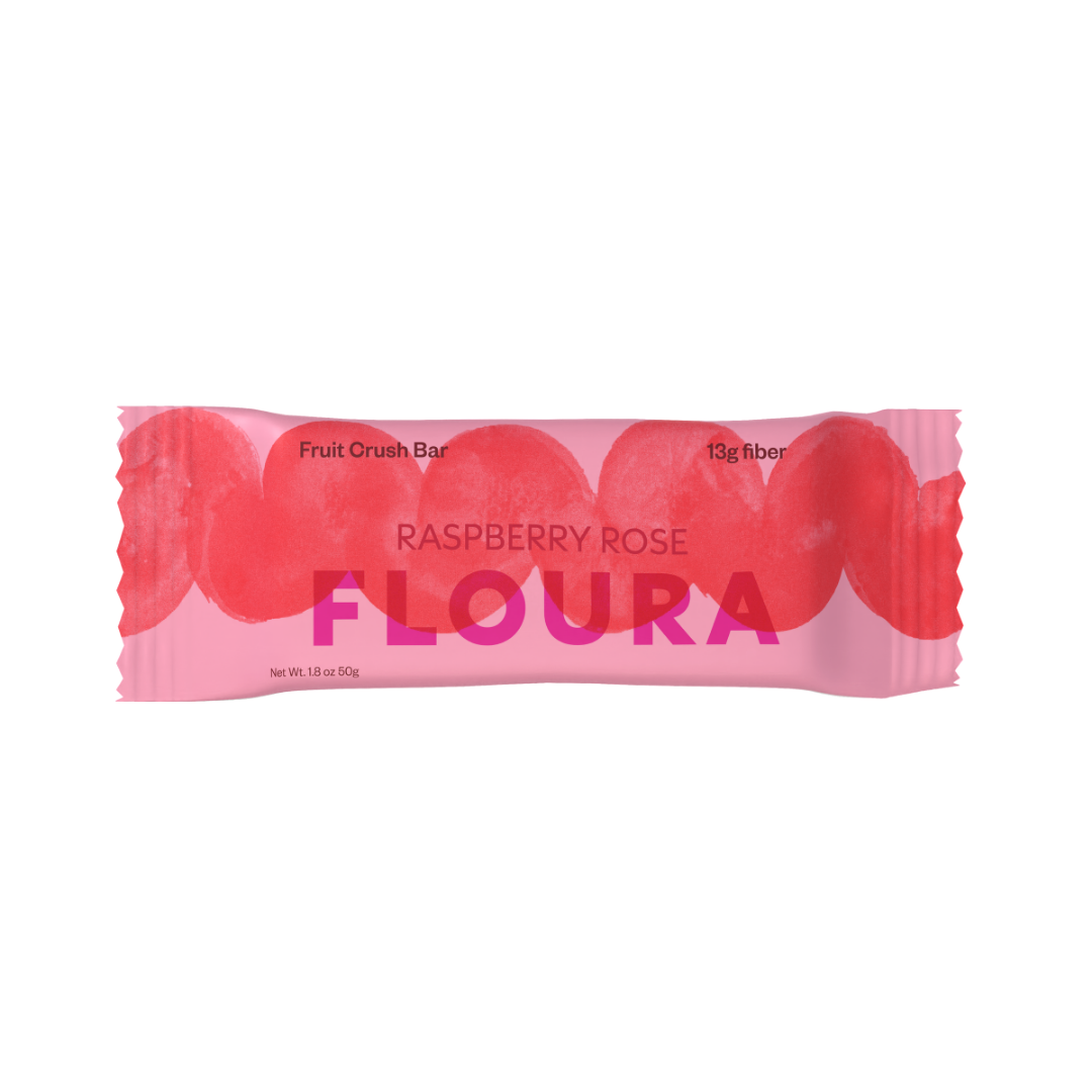 Raspberry Rose Floura FiberCrush Bar