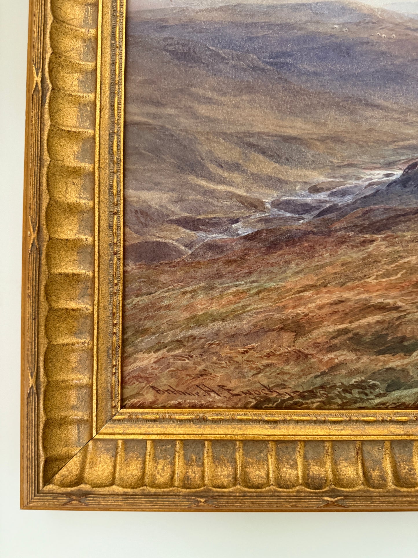 Scottish Highlands Watercolor