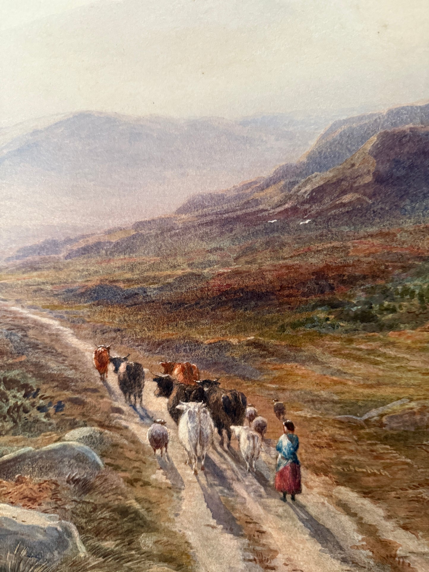 Scottish Highlands Watercolor
