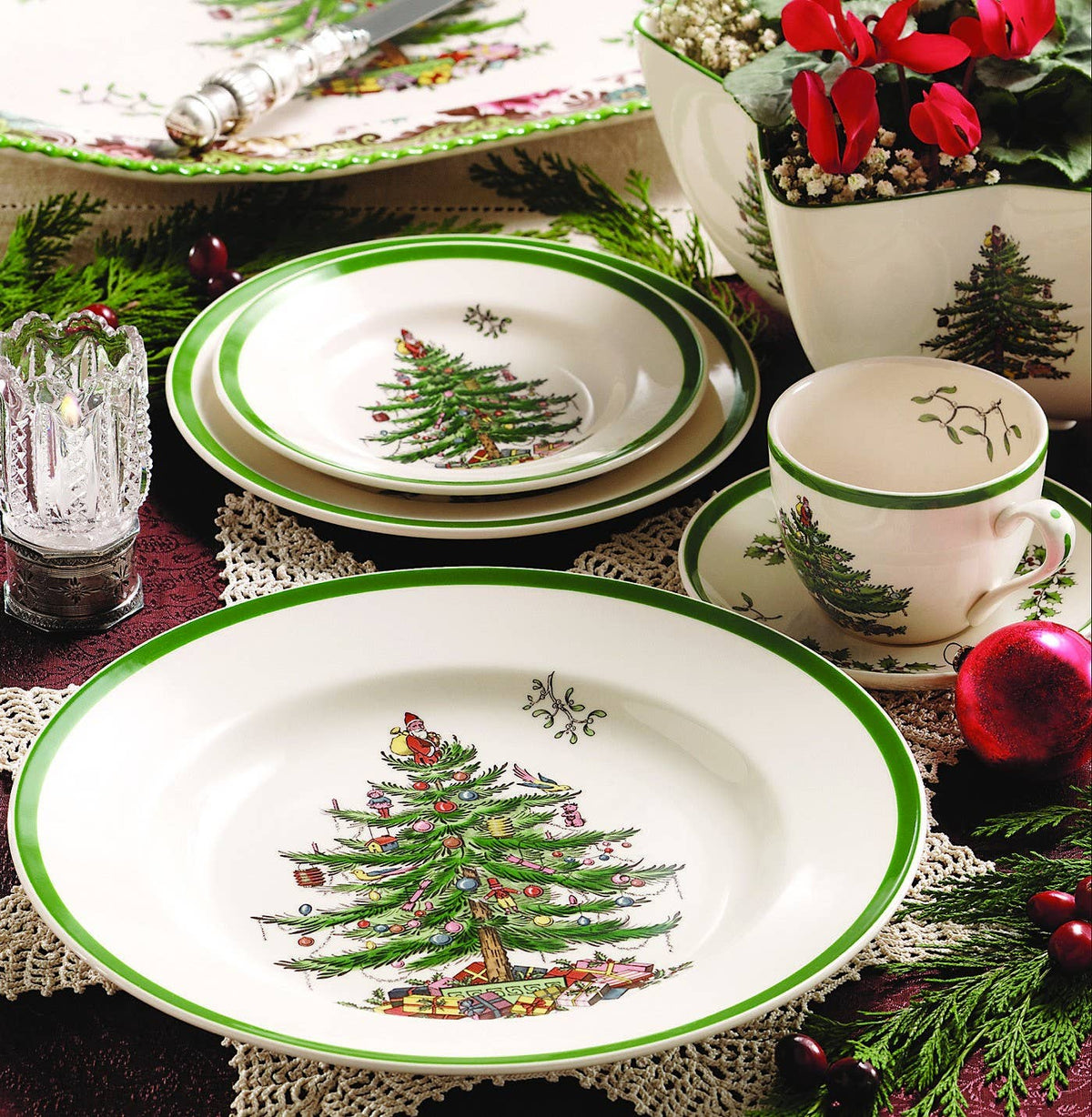 Spode Christmas Tree Large Round Bowl