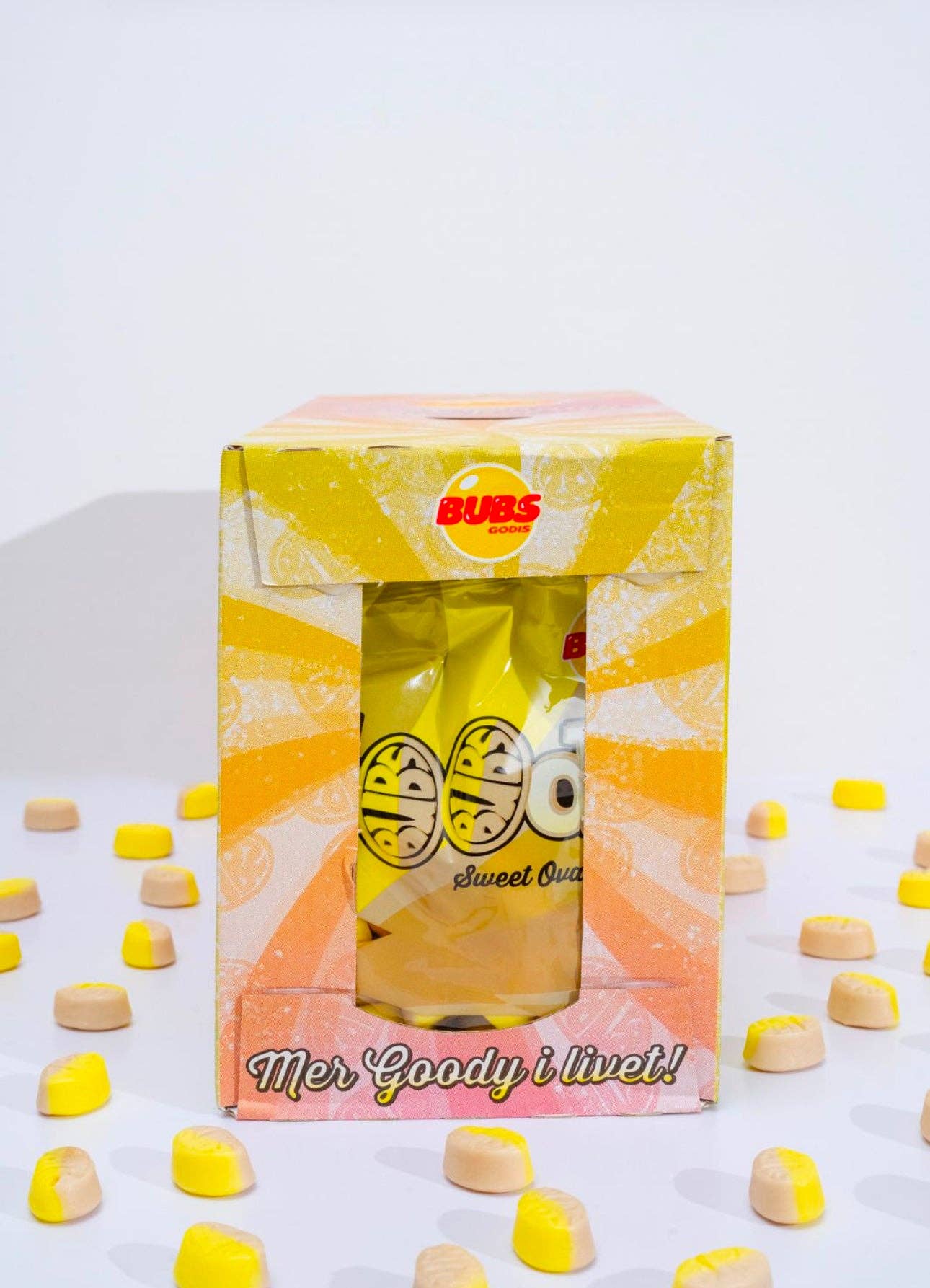 Bubs Swedish Candy Banana Toffee Oval Minis