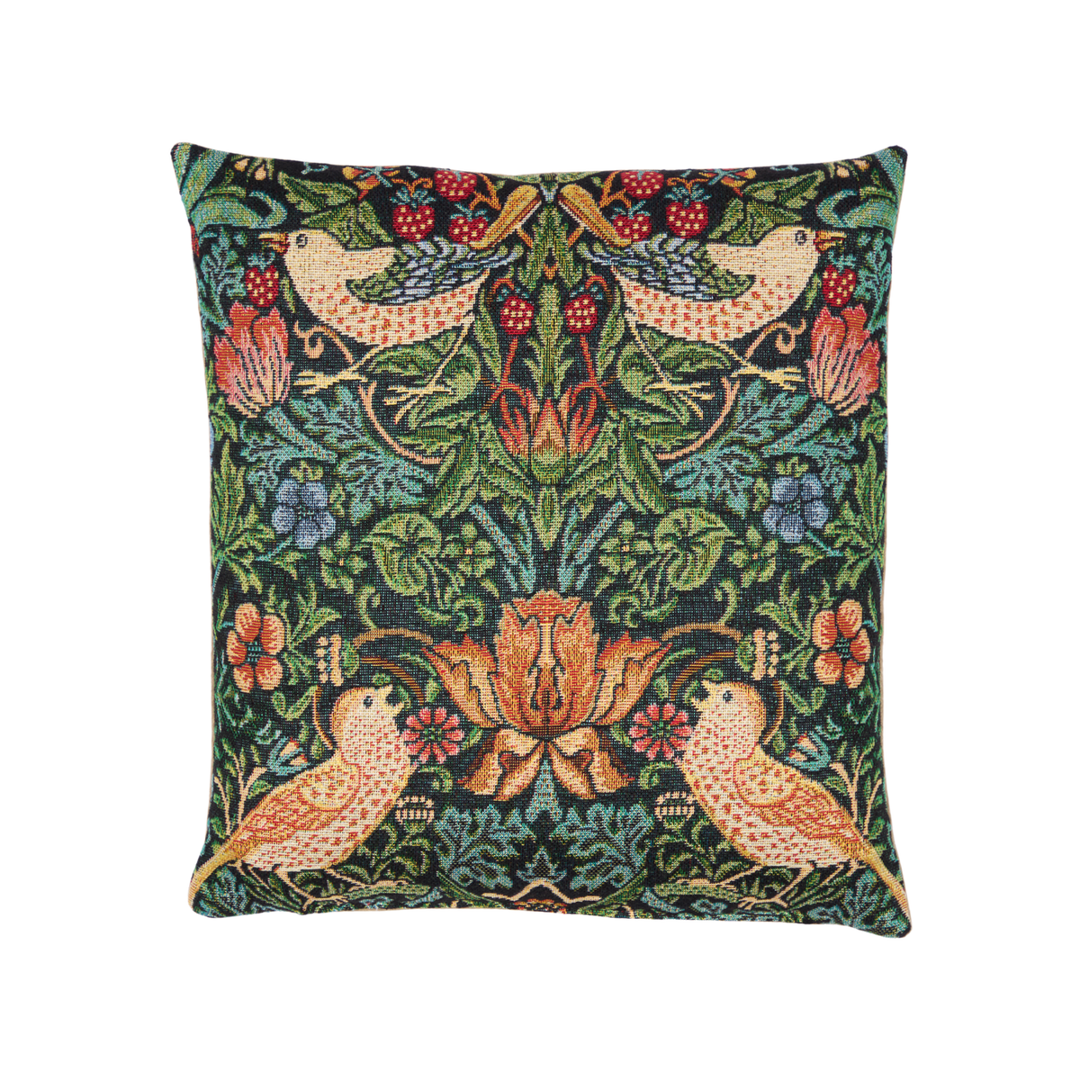 Strawberry Thief Autumn Woven Cushion - 30x30cm (12"x12")