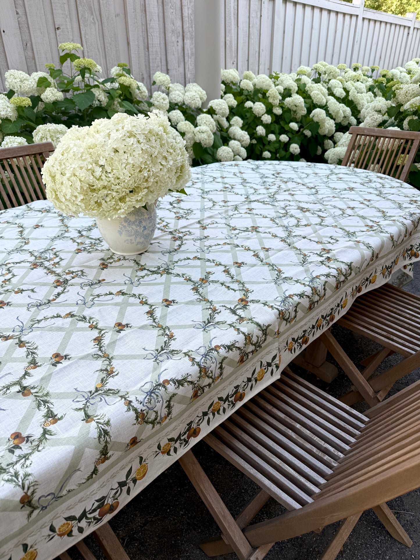 Clémentine Trellis Table Linen