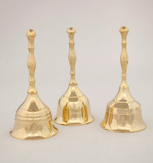 Brass Handle Bell 5”
