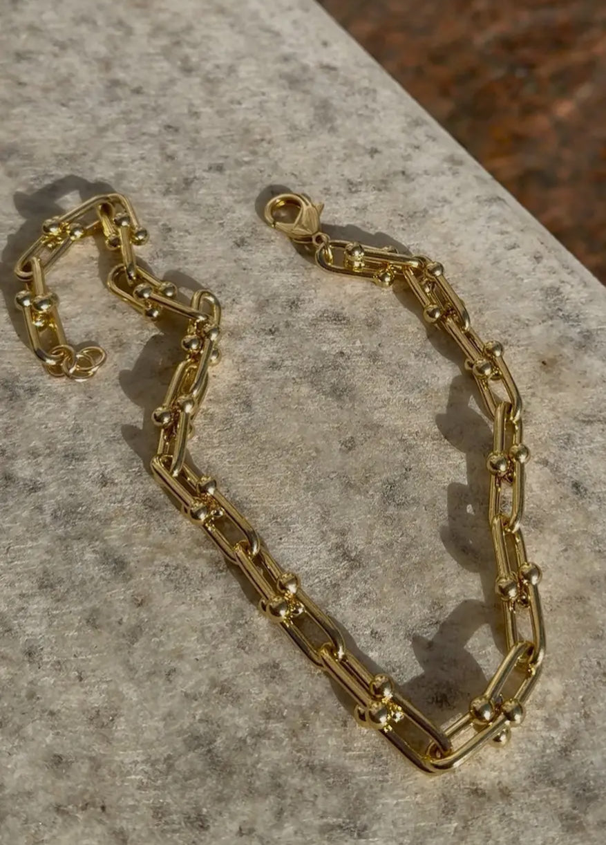 Aurelia Chain Gold Necklace