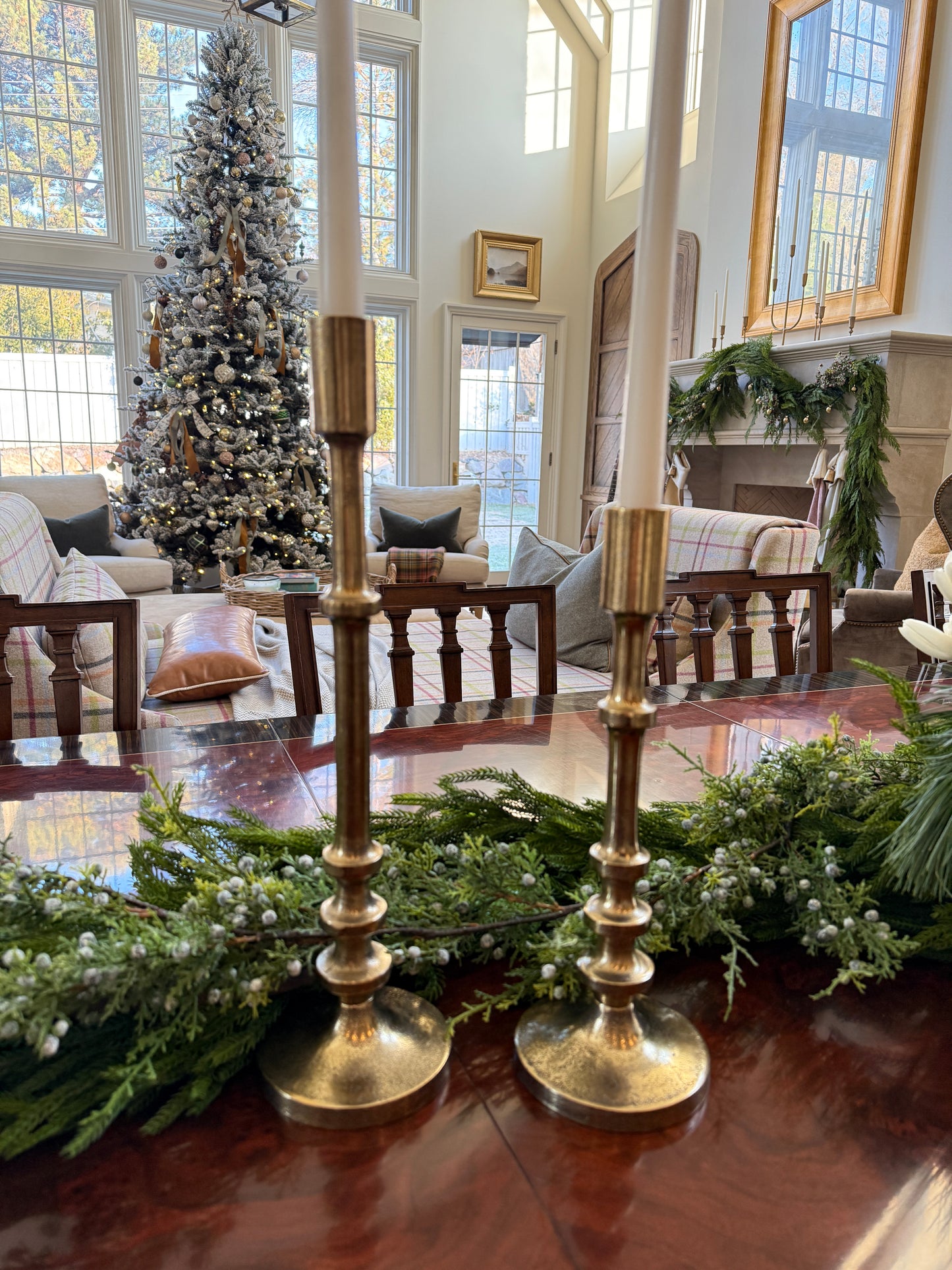 Manor Brass Candlesticks (2)