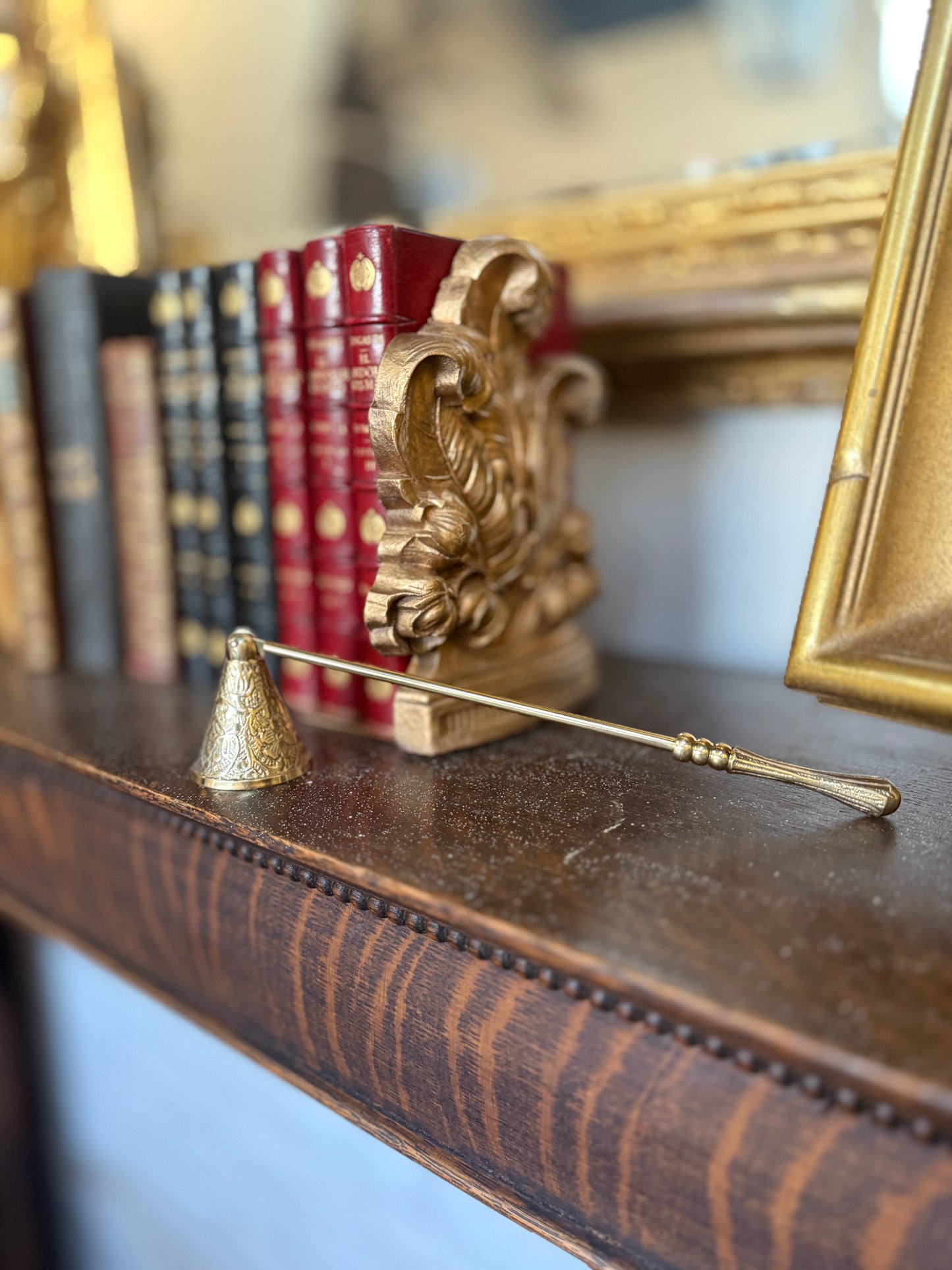 Victorian Brass Snuffer