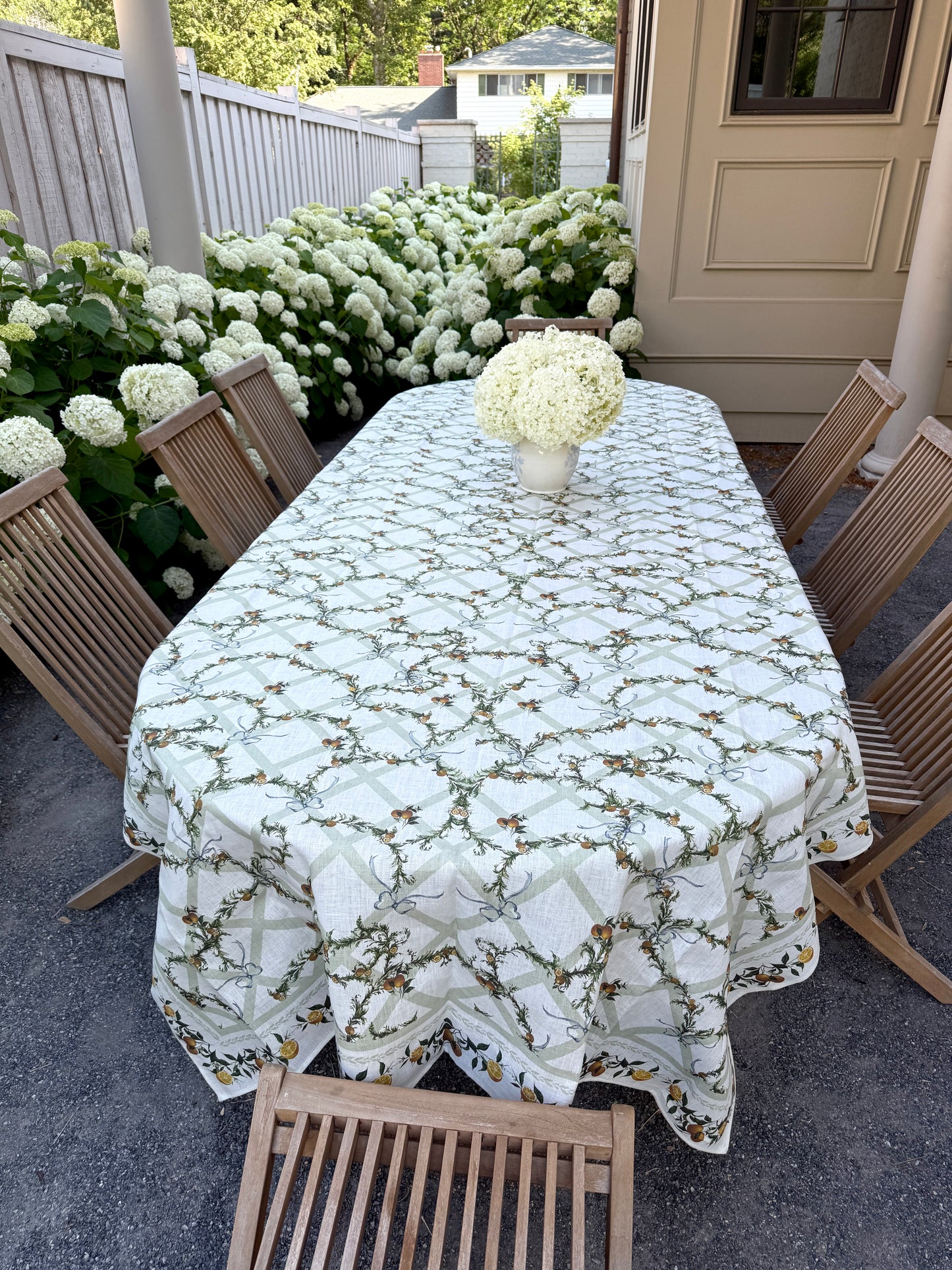 Clémentine Trellis Table Linen