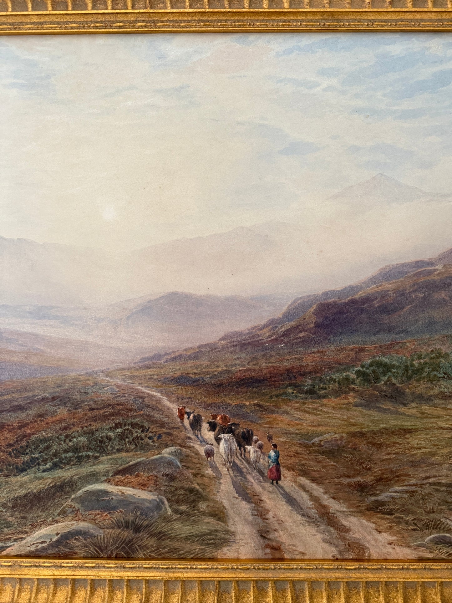 Scottish Highlands Watercolor