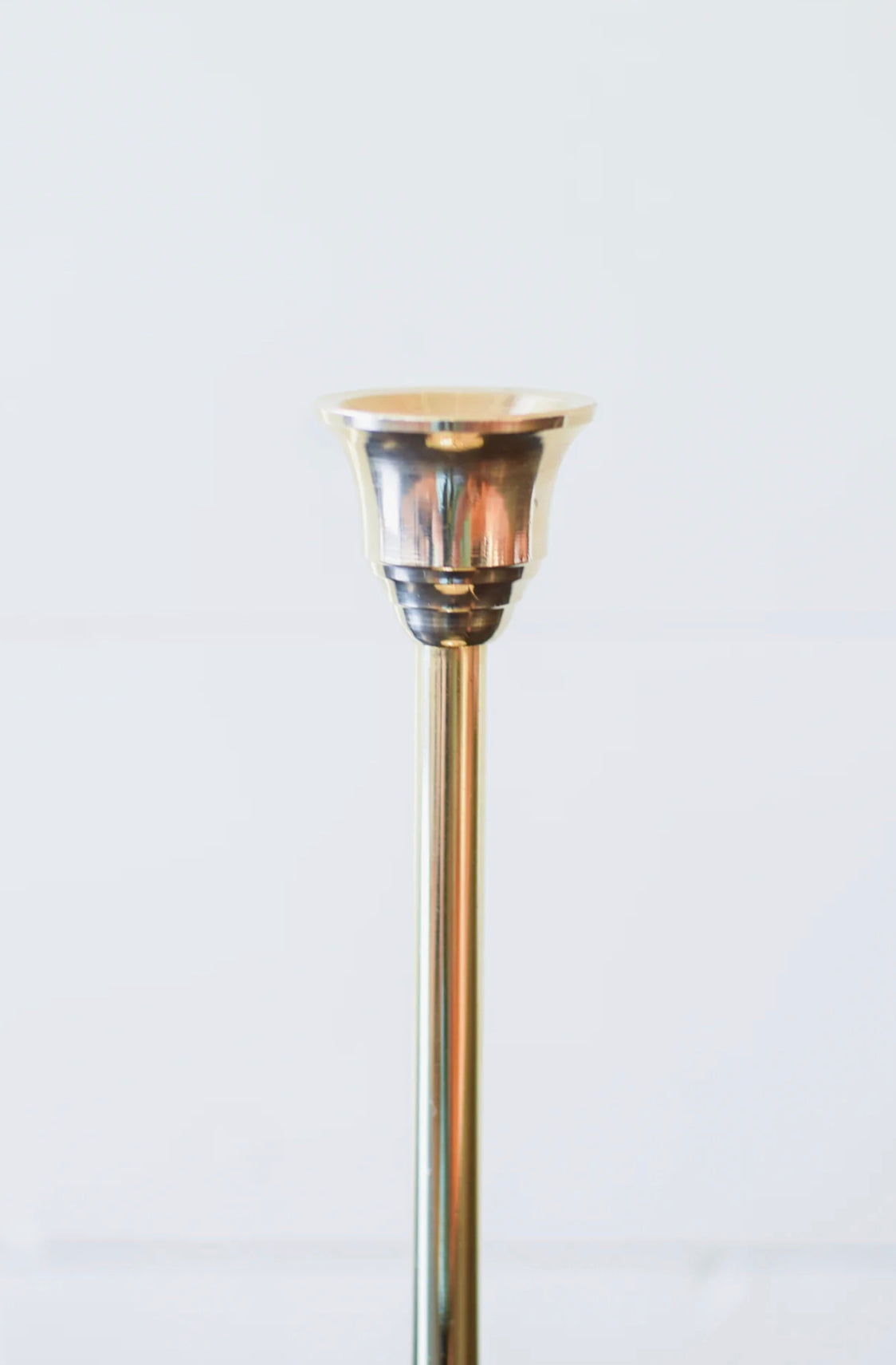 Brass Candlesticks: Polished Finish