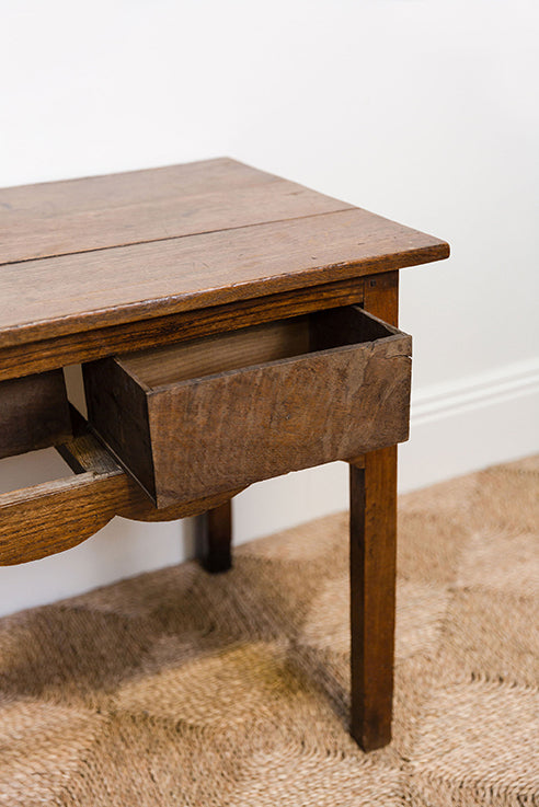 Georgian Country Oak Side Table