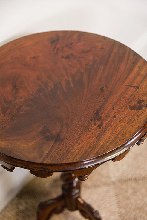 Mahogany Turned Stern Wine Table