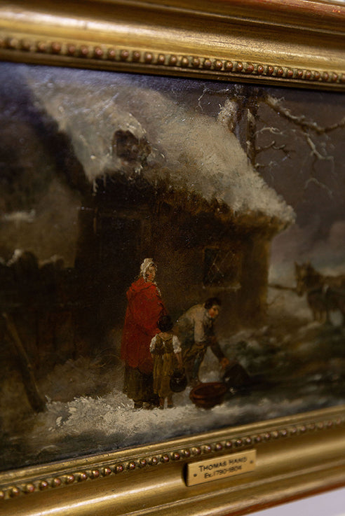 Winter at the Cottage Door