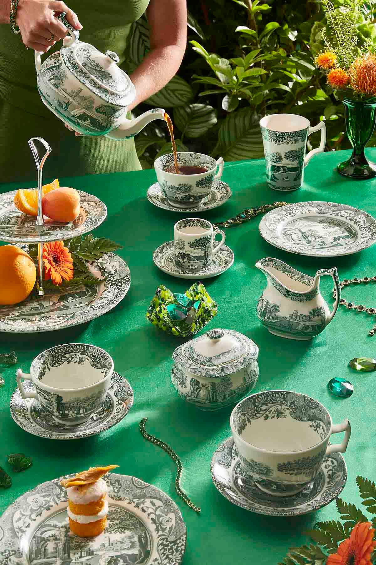 Heritage Green Italian Salad Plate