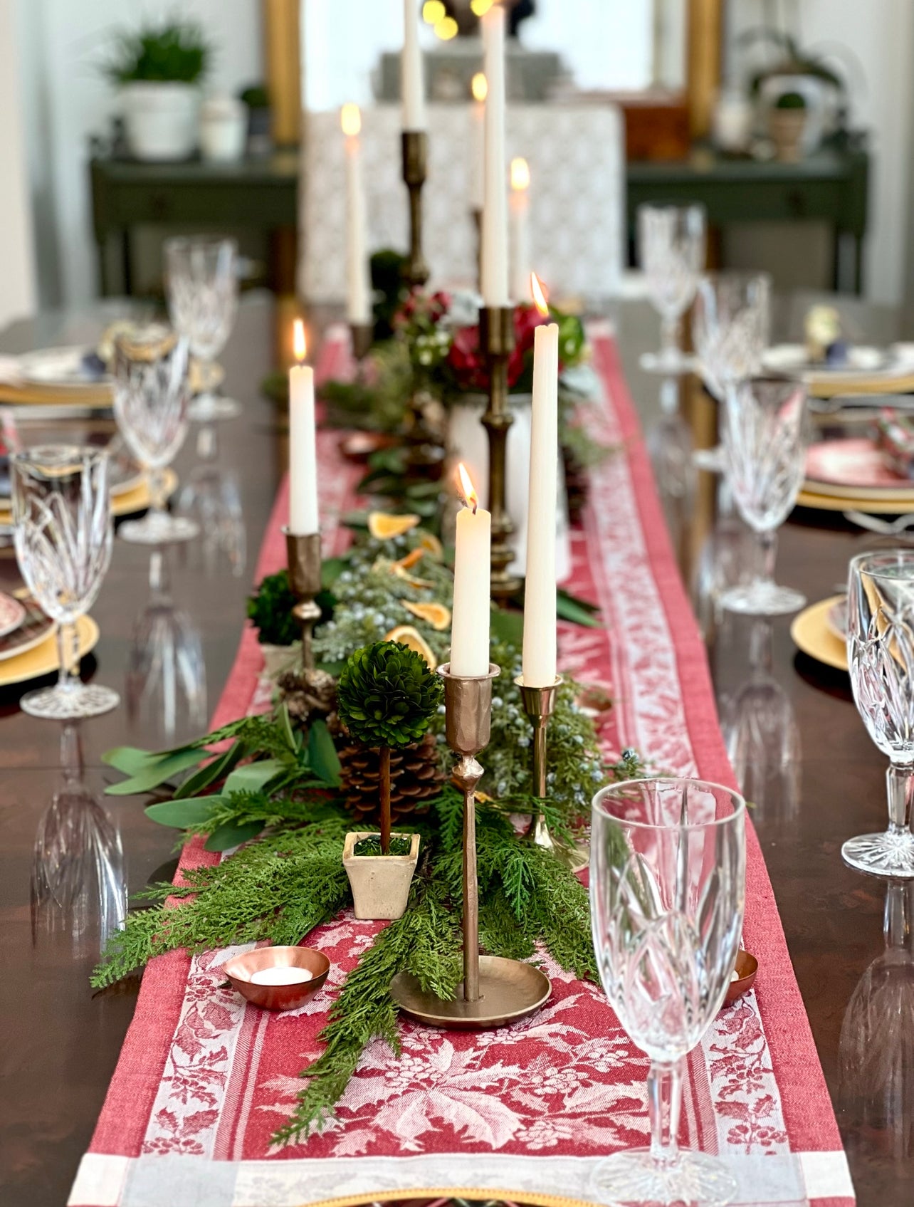 Brass Candlesticks: Matte Finish