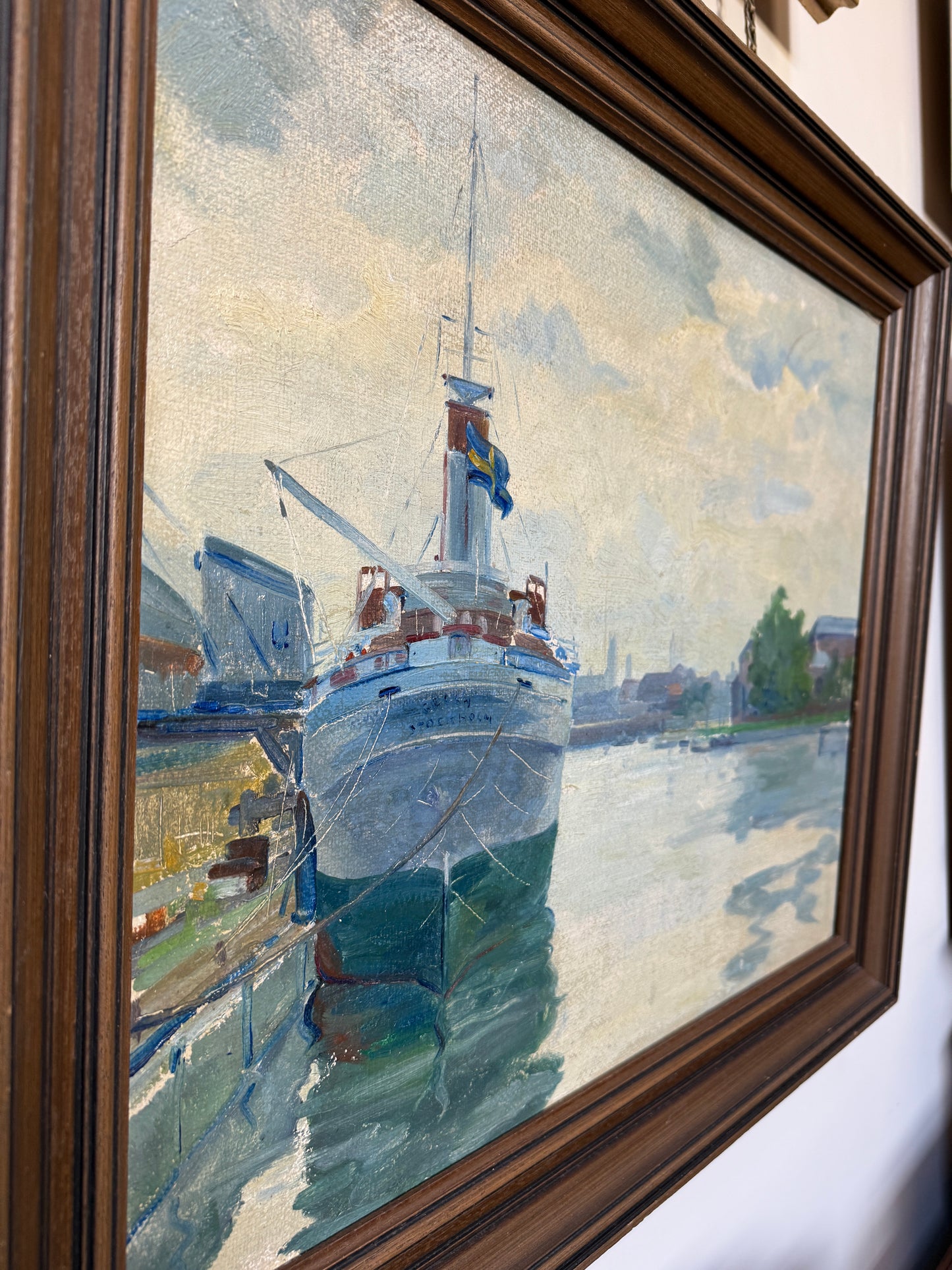 Seascape of Gella Stockholm Oil Painting