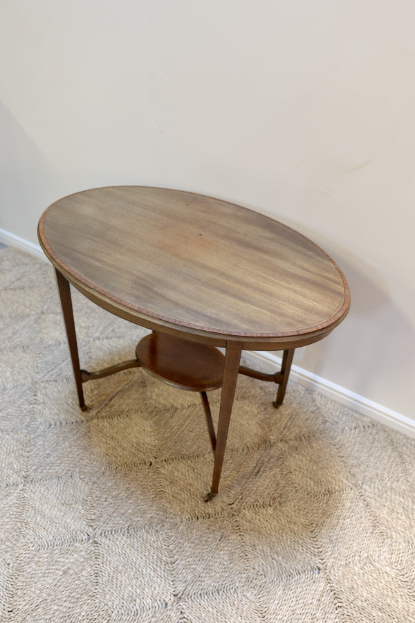 Oval Window Table with Casters