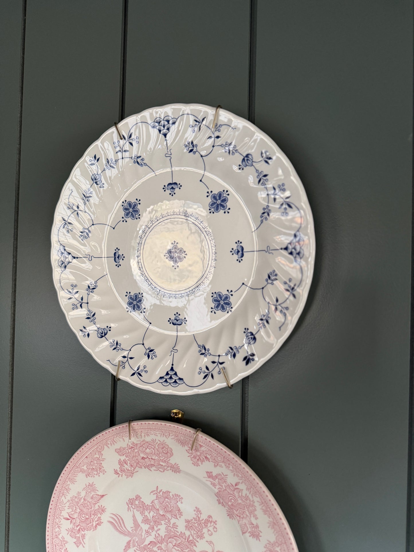 Blue & White Plate