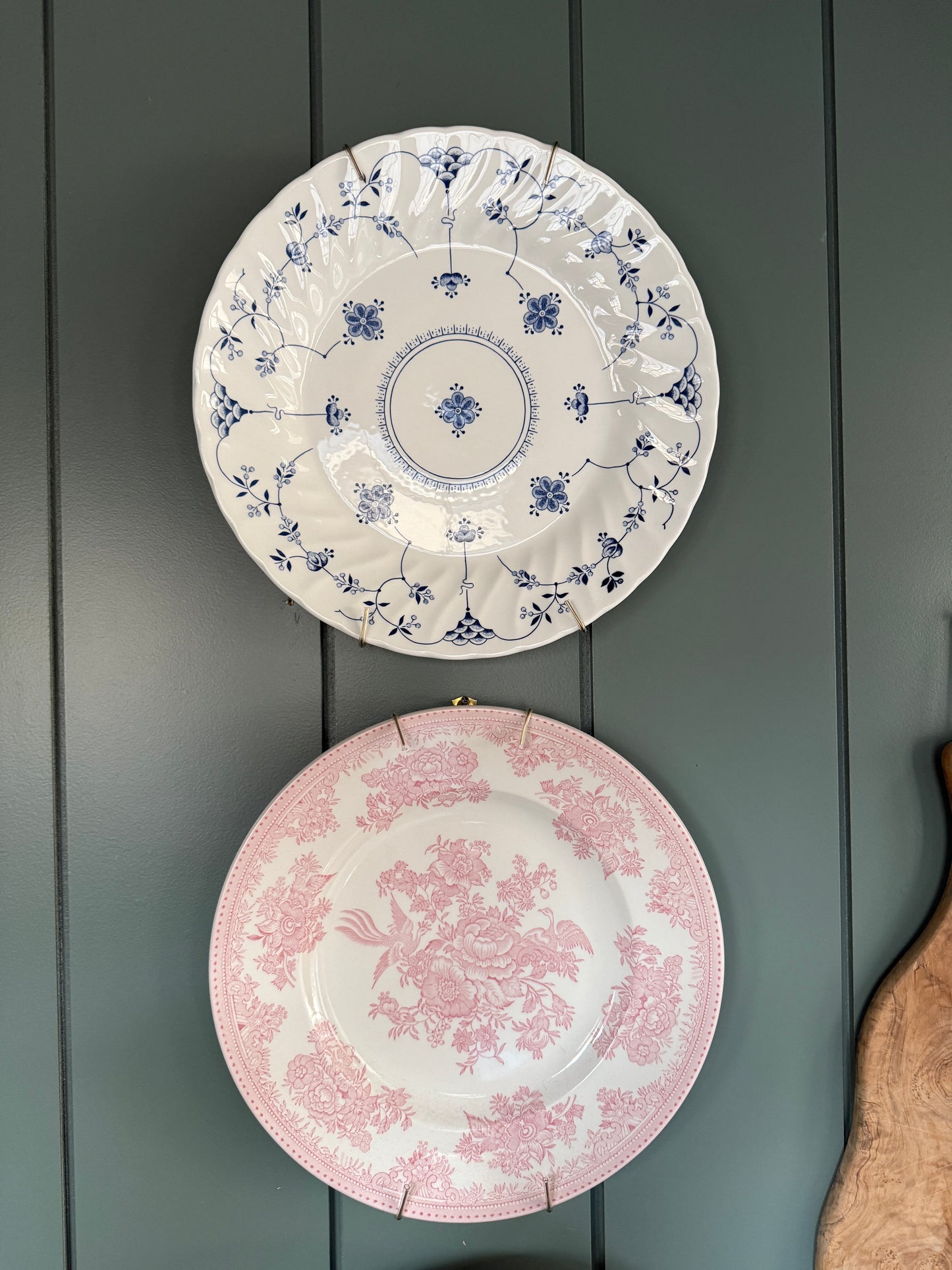 Blue & White Plate