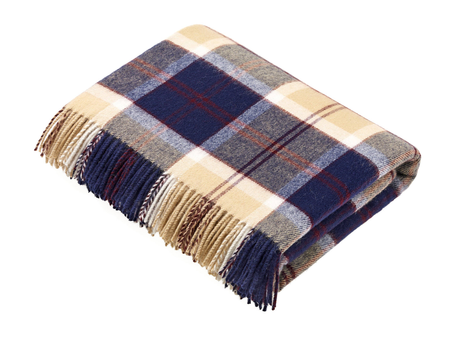 Tartan Merino Lambswool Throw