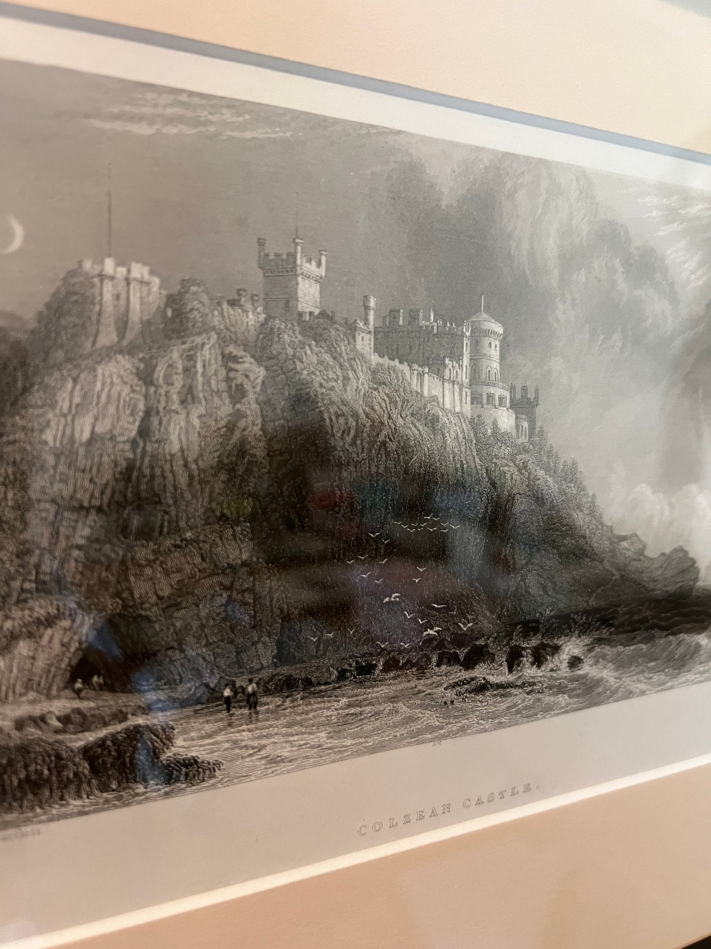 Antique Engraving Culzean Castle