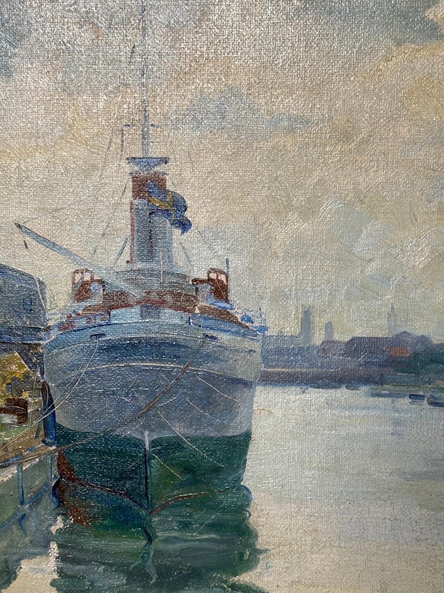 Seascape of Gella Stockholm Oil Painting