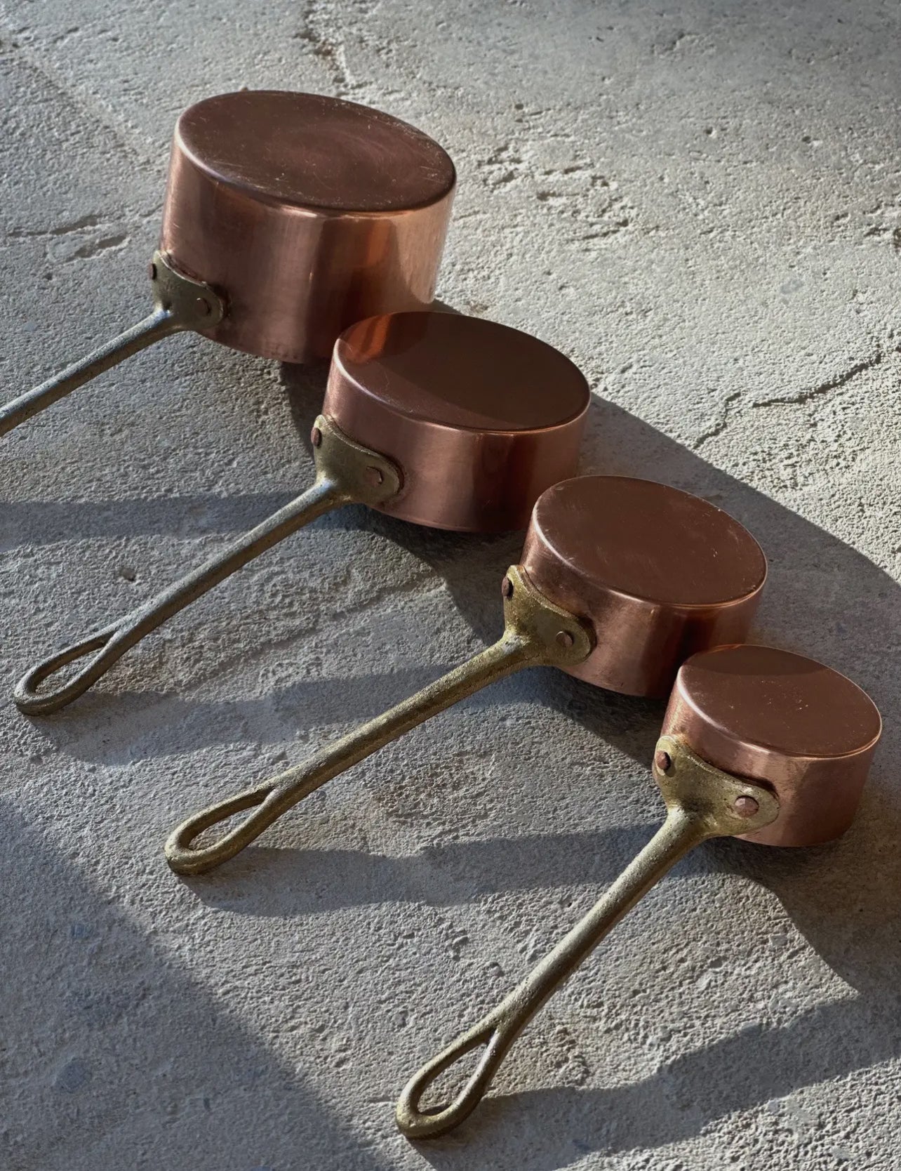 Artisan Brass or Copper Measuring Cups