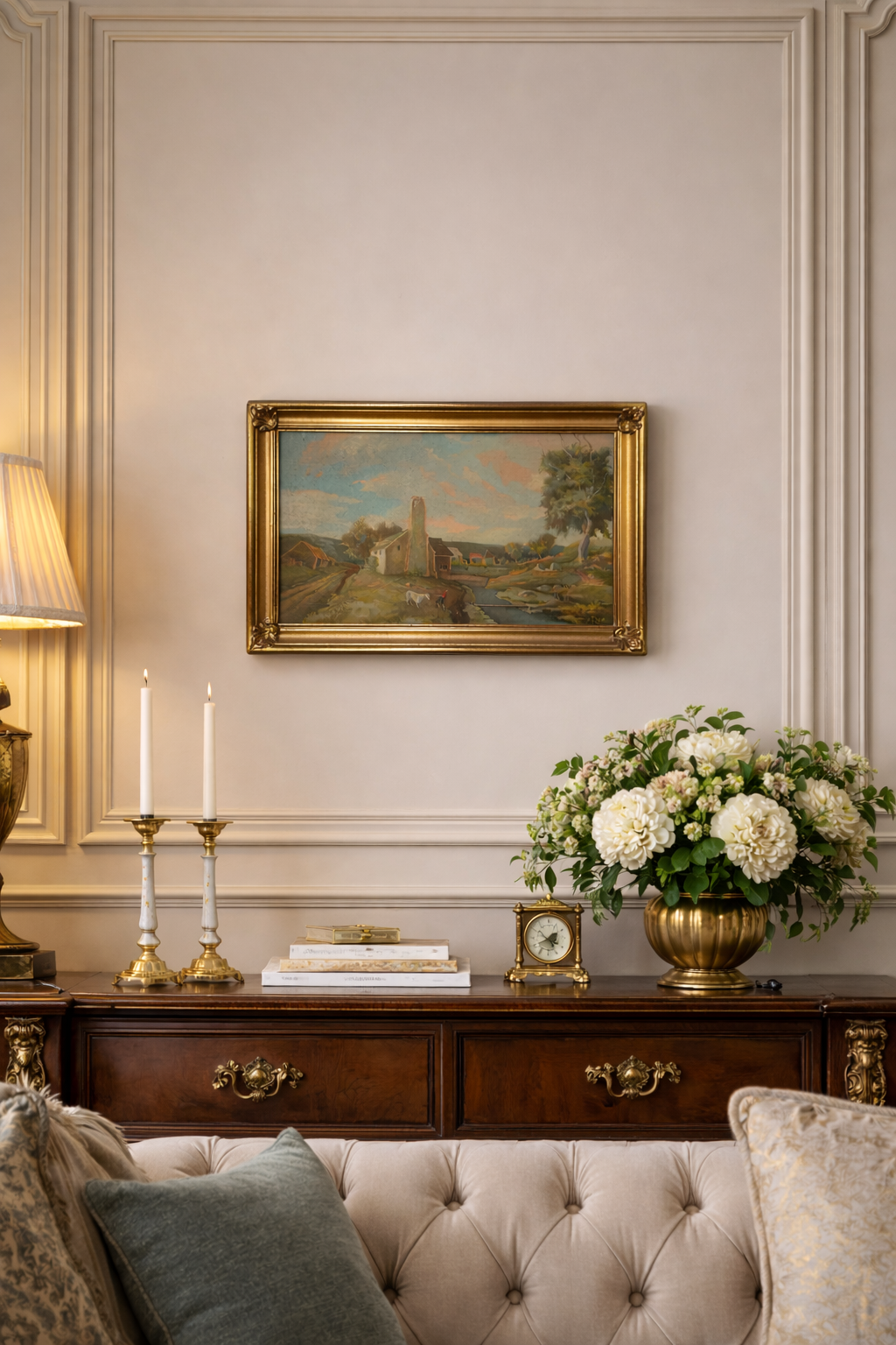 The Reluctant Cow Oil Painting