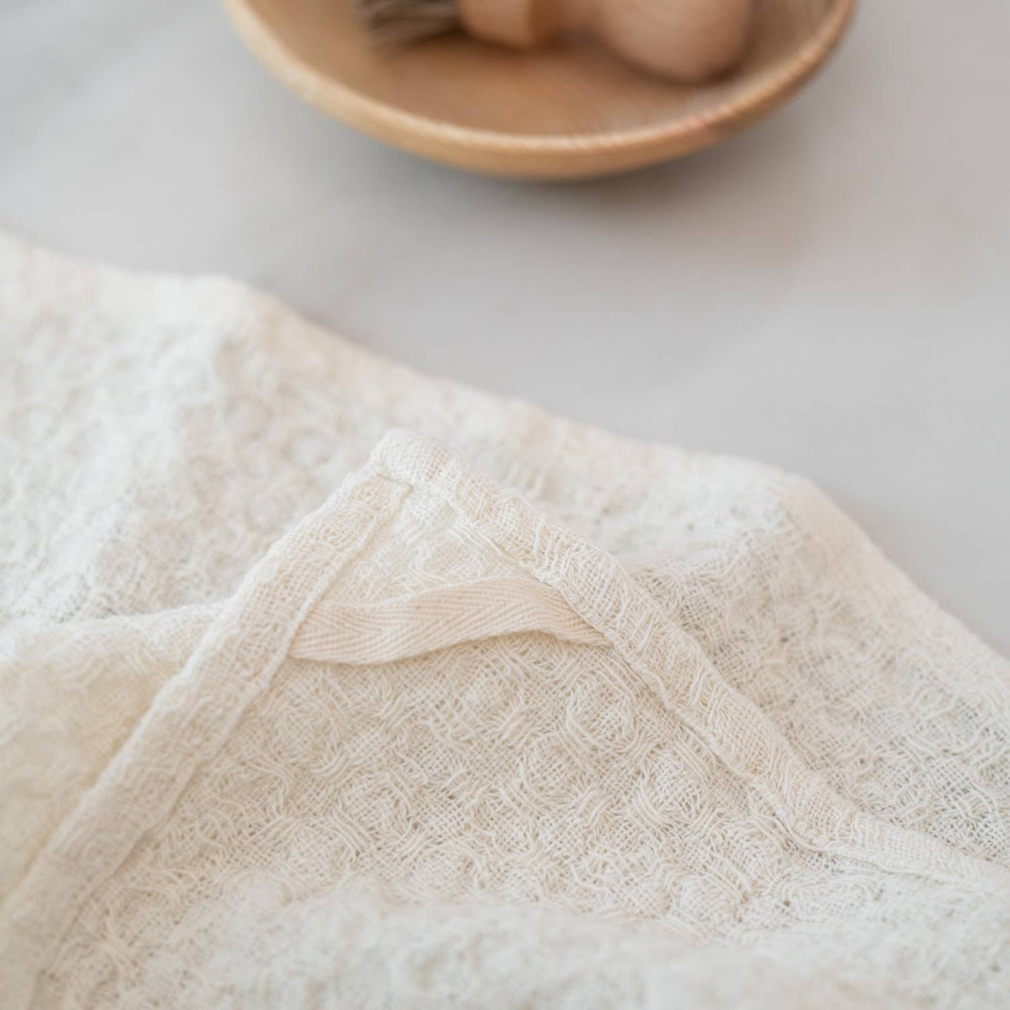 Cream Linen Dishcloths