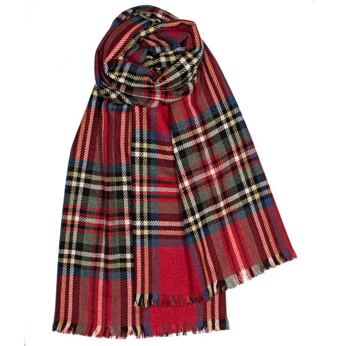 Royal Stewart Wool Scarf