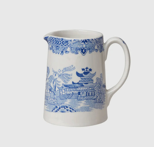 Blue Willow Jugs: Various Sizes