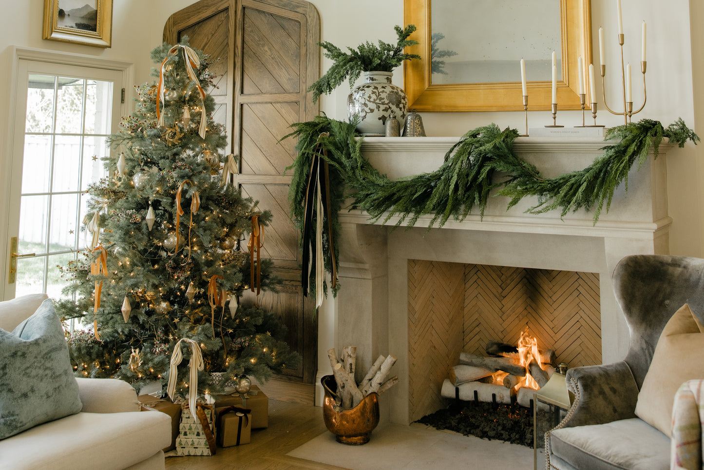 Faux Cedar Garland