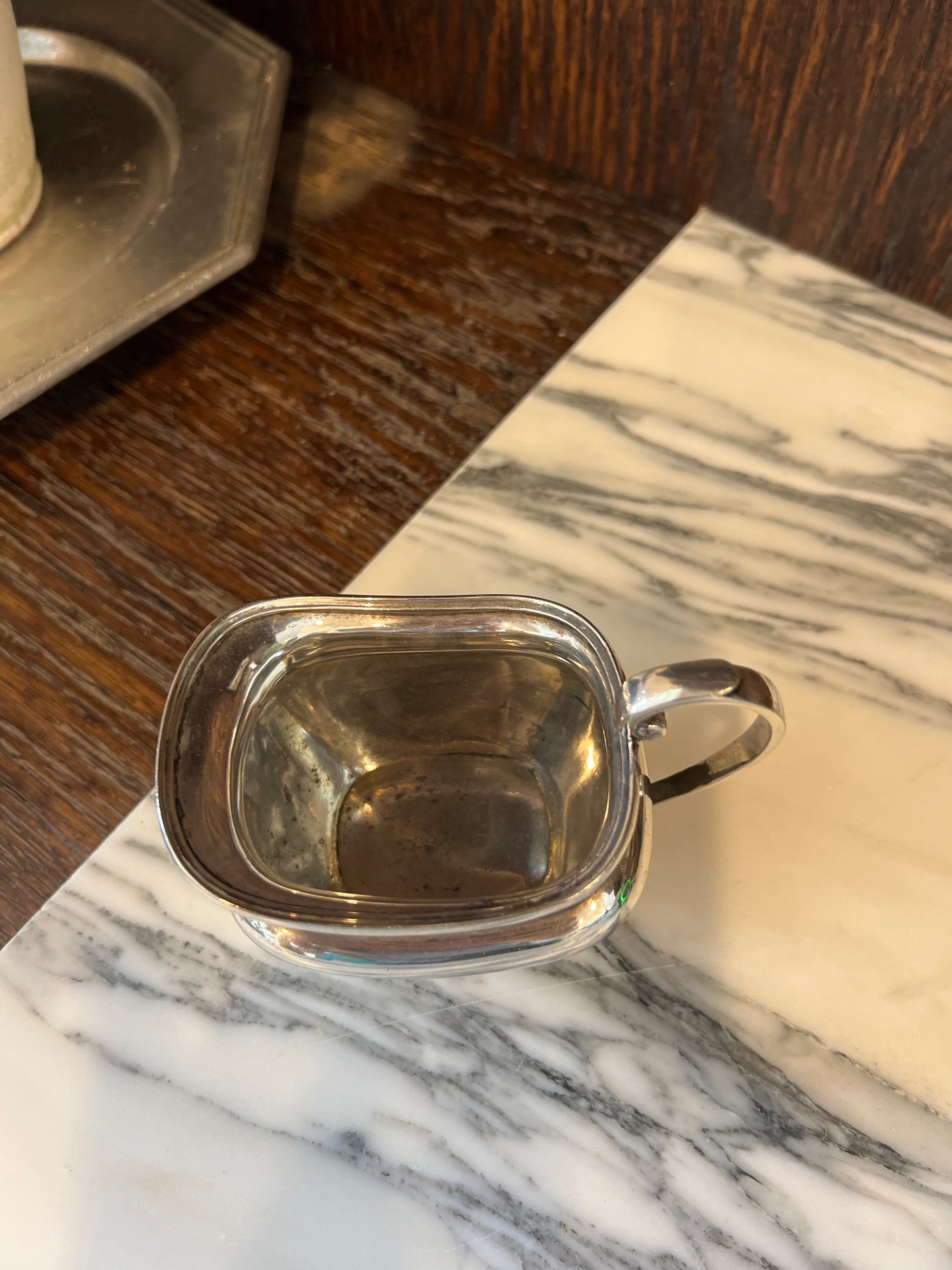 Silver Dressing Dish