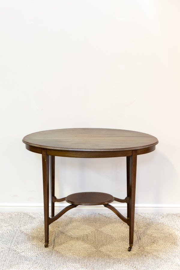 Oval Window Table with Casters