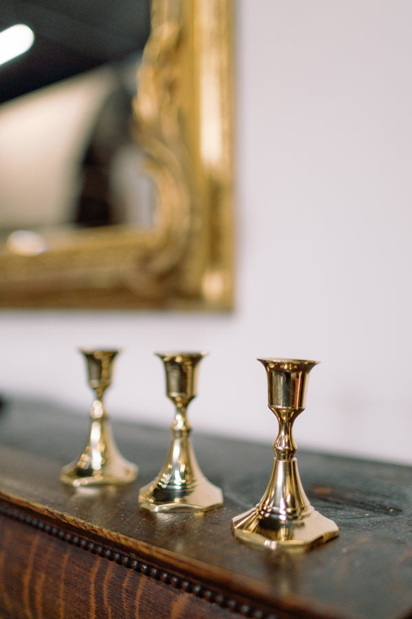 Regency Brass Candlestick