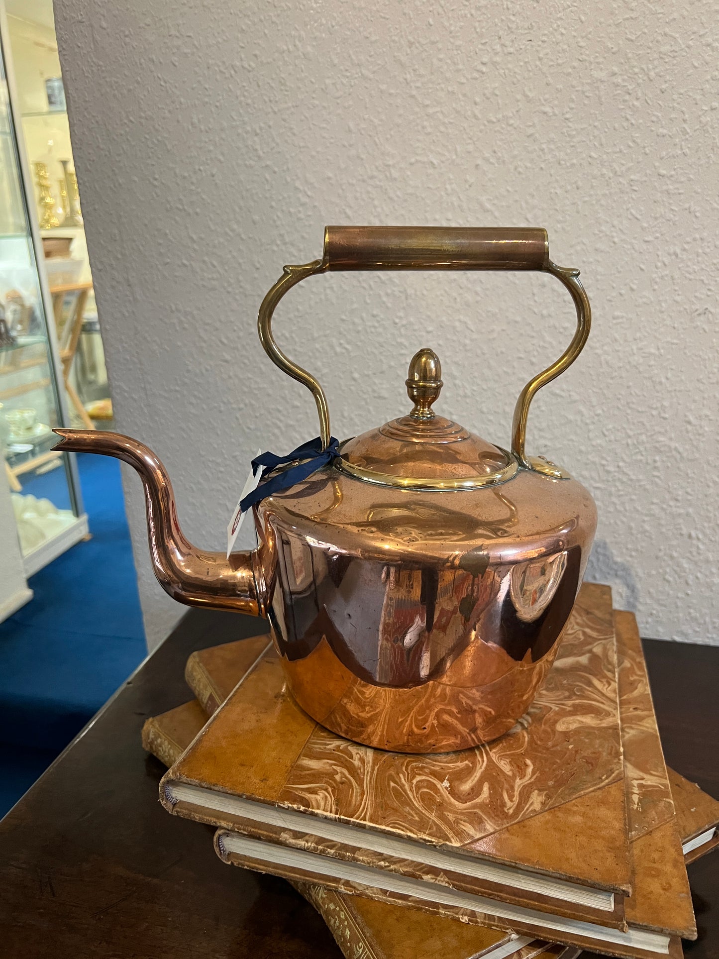 Antique Copper Tea Kettle