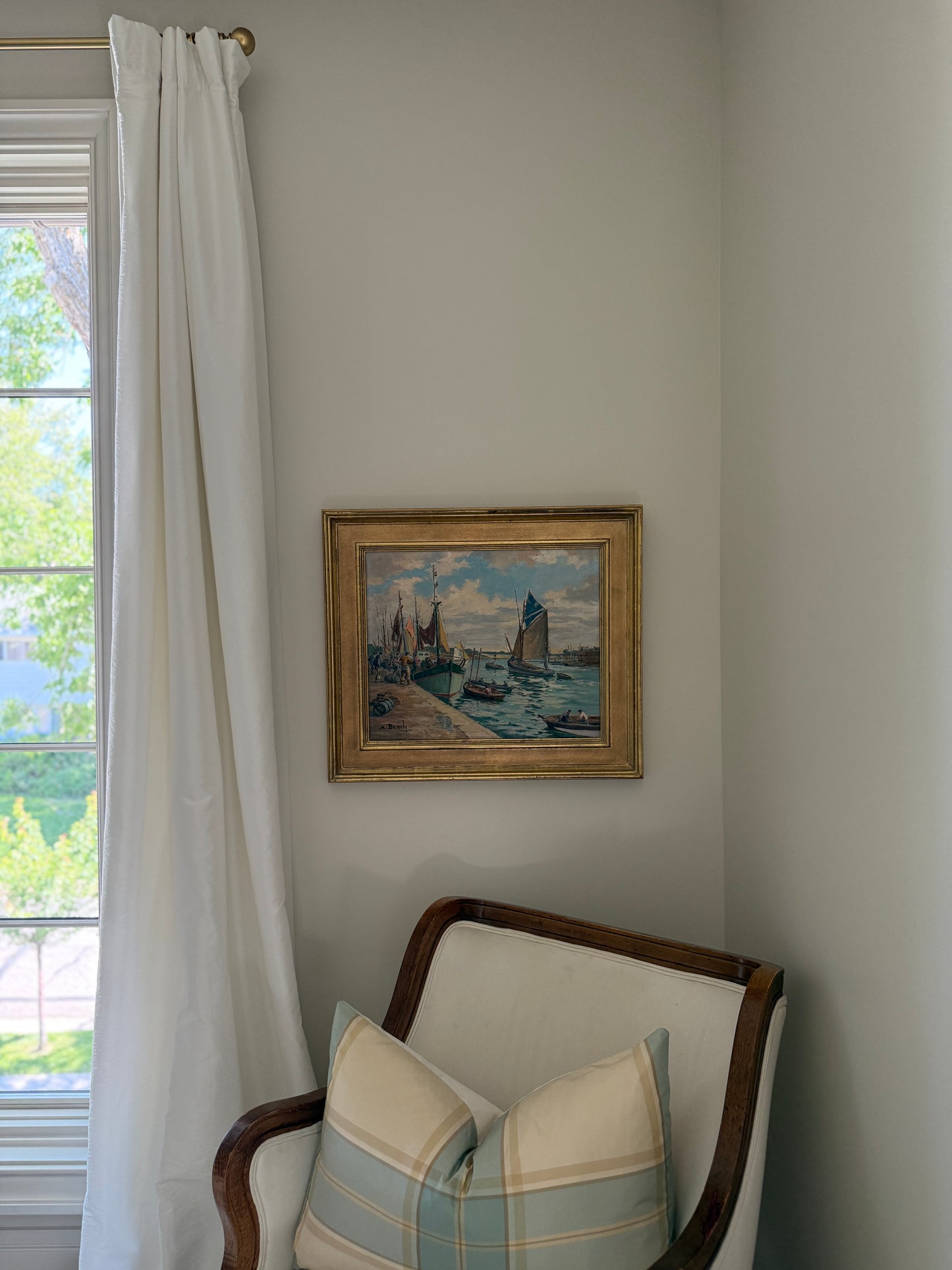French Coastal Scene