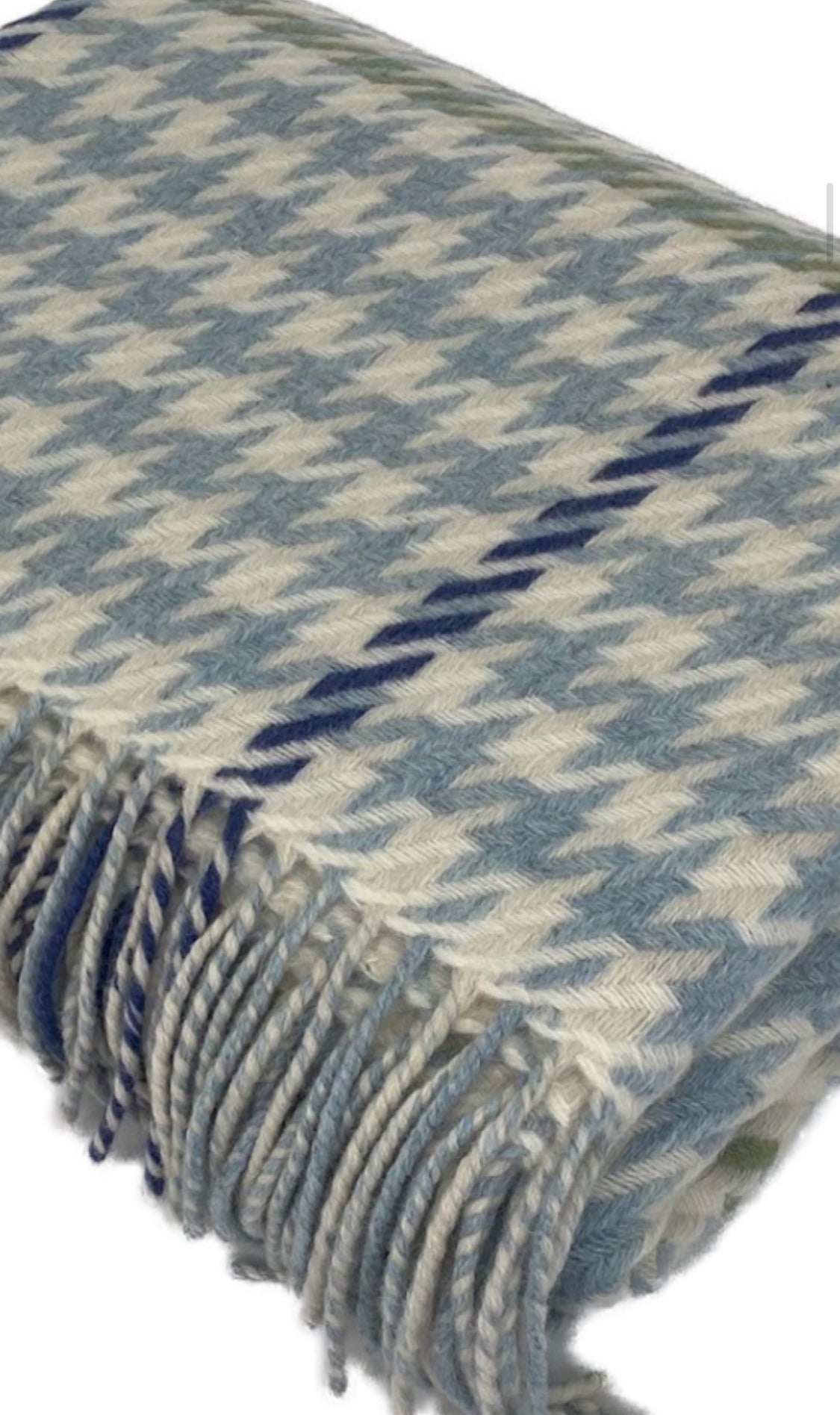 Houndstooth Wool Throws