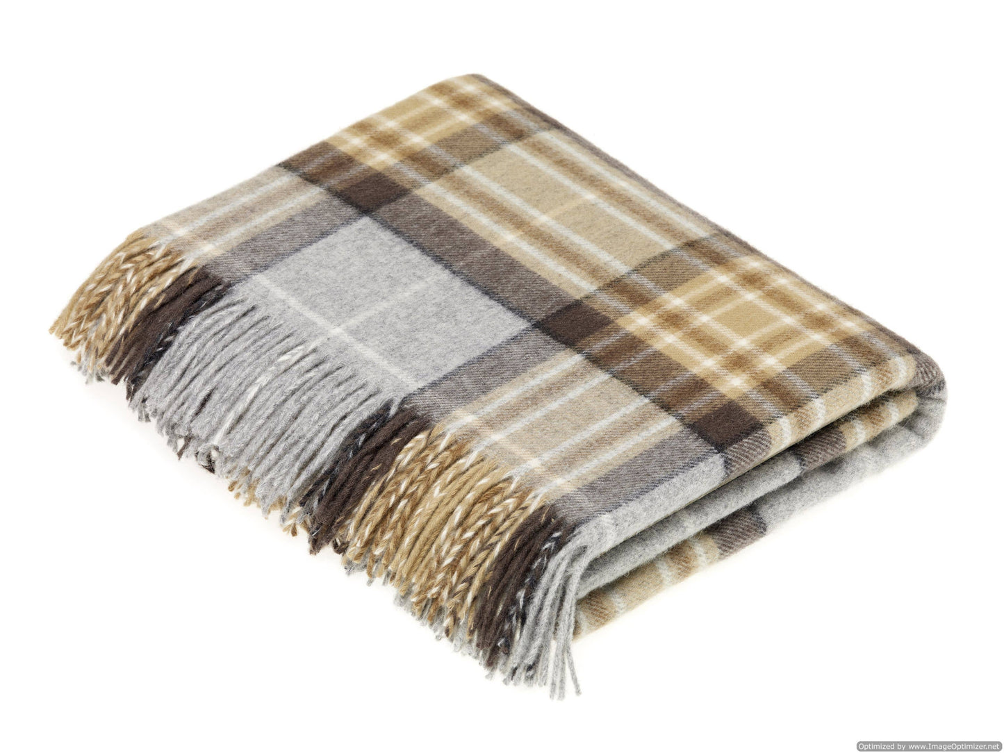 Tartan Merino Lambswool Throw