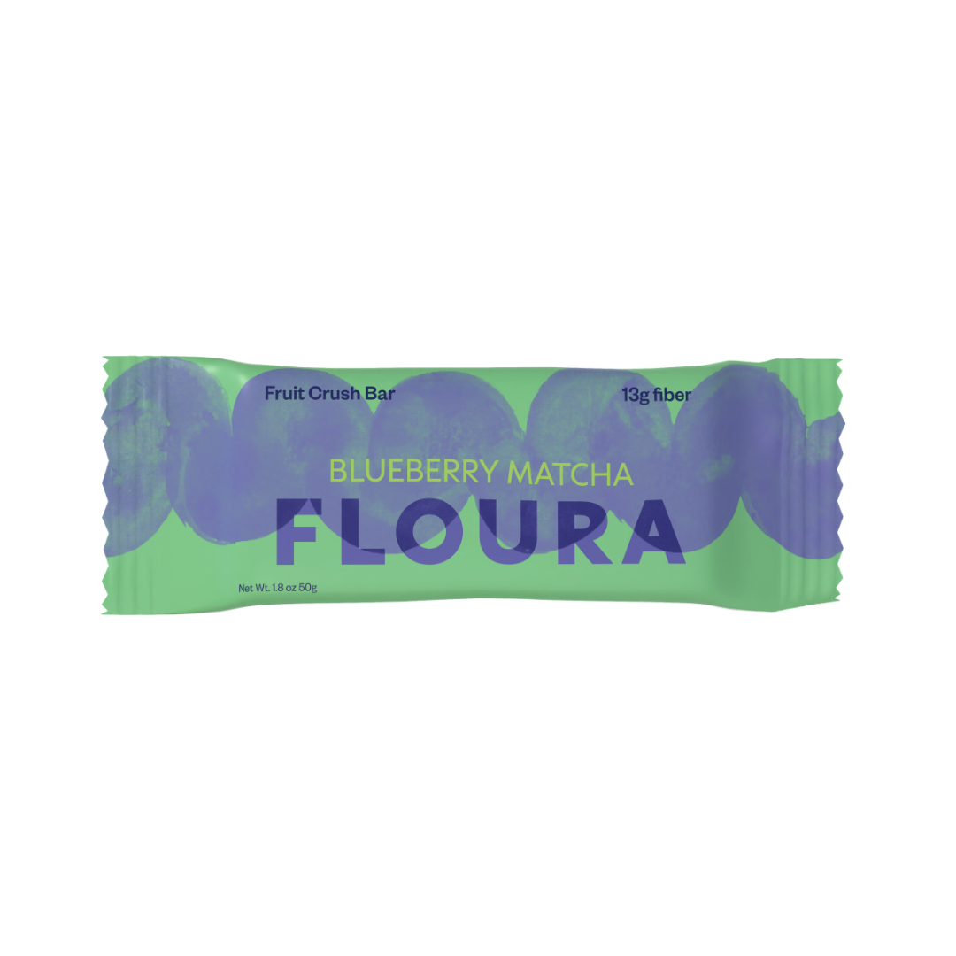 Blueberry Matcha Floura FiberCrush Bar